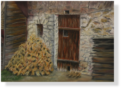 (82) Holz vor der Tür,
40 x 50 cm 2012 (82) Holz vor der Tür,
40 x 50 cm 2012